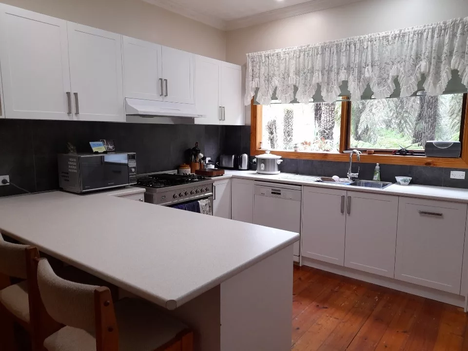 Beautiful kitchen displaying counter top surfaces finished with Laminate Benchtops