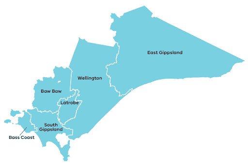 Gippsland Map